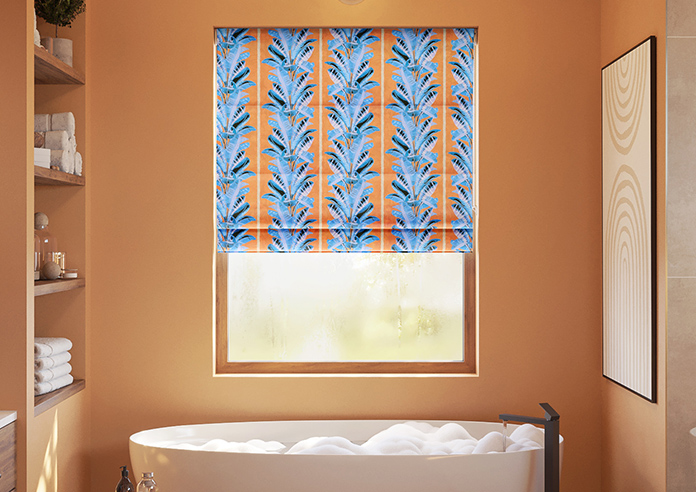 Miami, Blue - Twist&Fit Roman Blind - Image 3